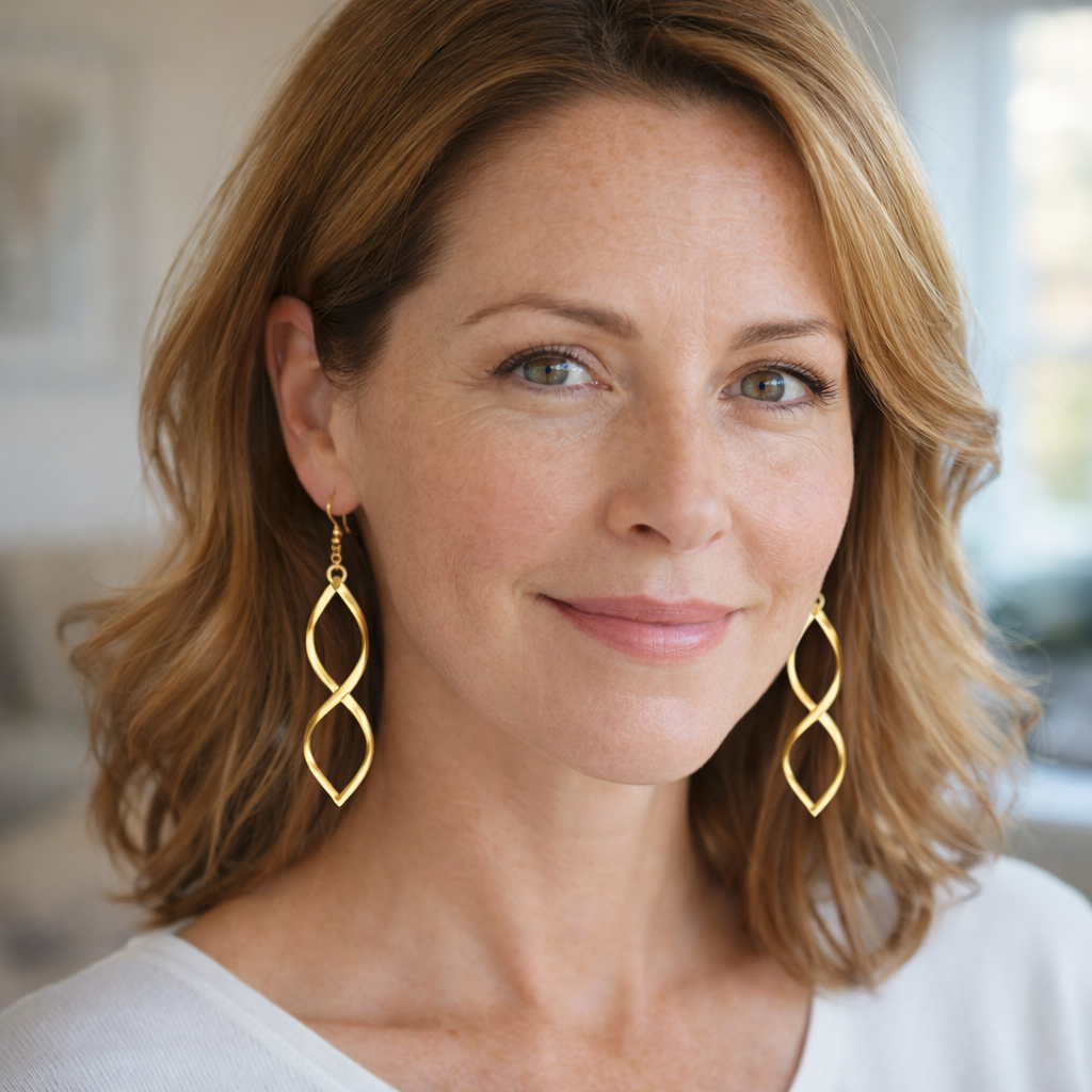 Spiral Dangle Earrings