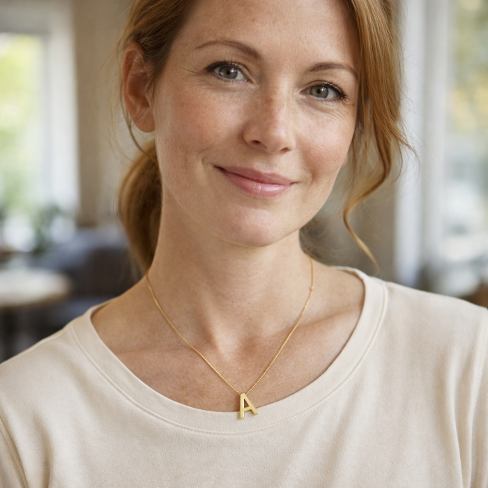 Initial Love Letter Necklace