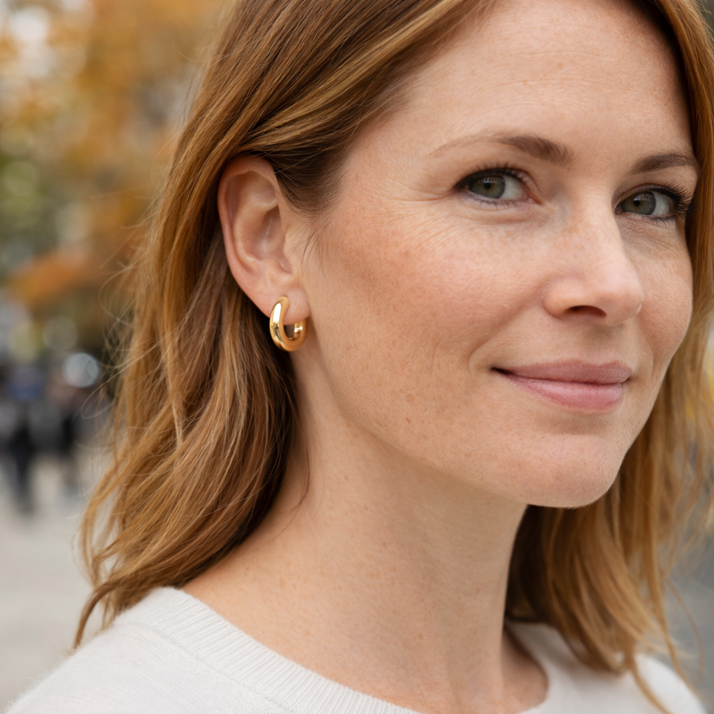 Stardust Hoop Earrings