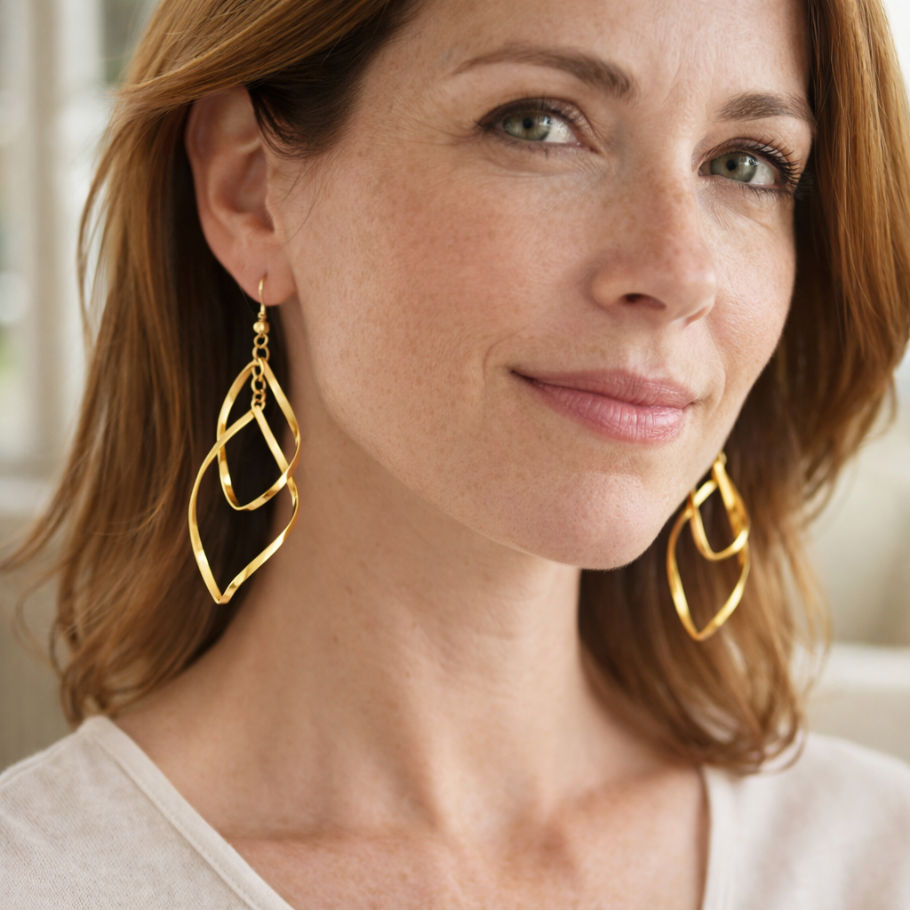 Minimalist Layered Dangle Earrings
