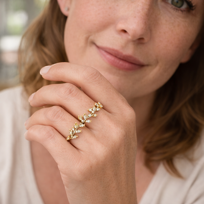 Elegant Vine Ring