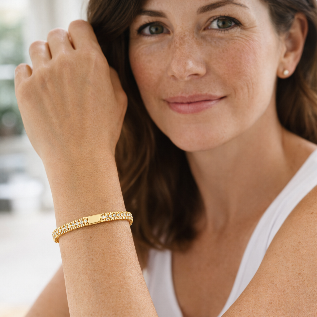 Cuban Pavé Bracelet