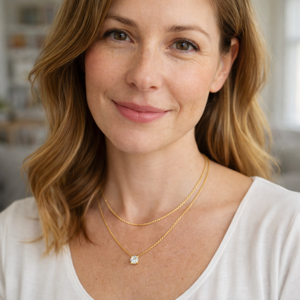 Halo Layered Necklace