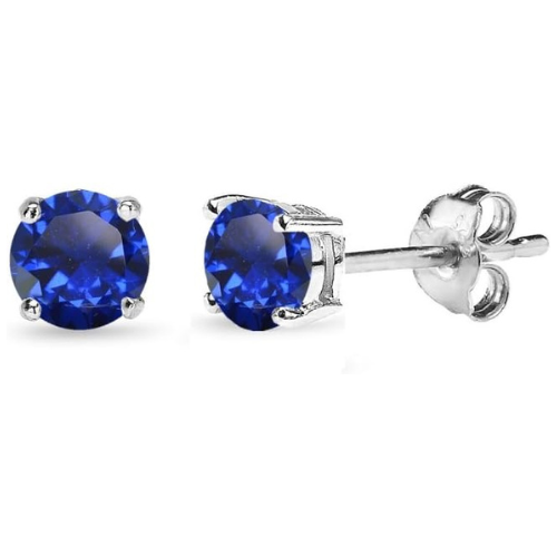 Classic Stud Sapphire Earrings