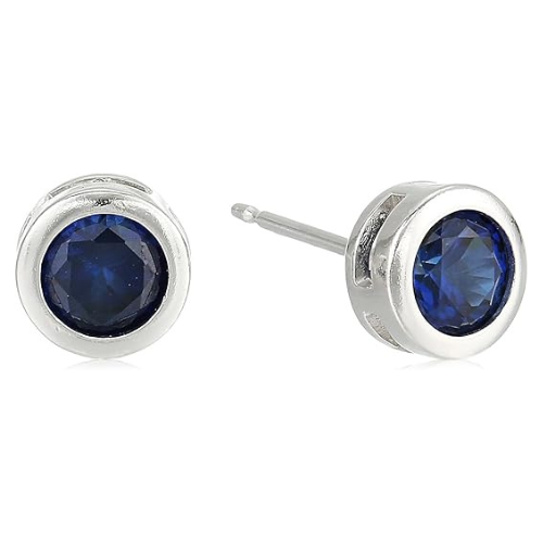 Stud Sapphire Earrings with Setting