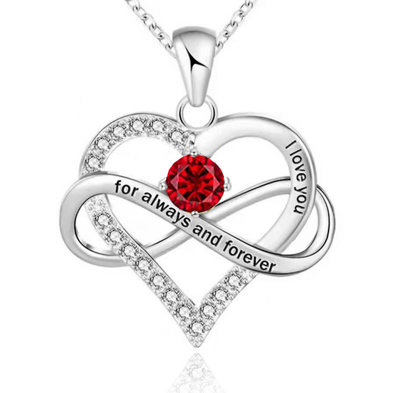Forever Necklace with Birthstone