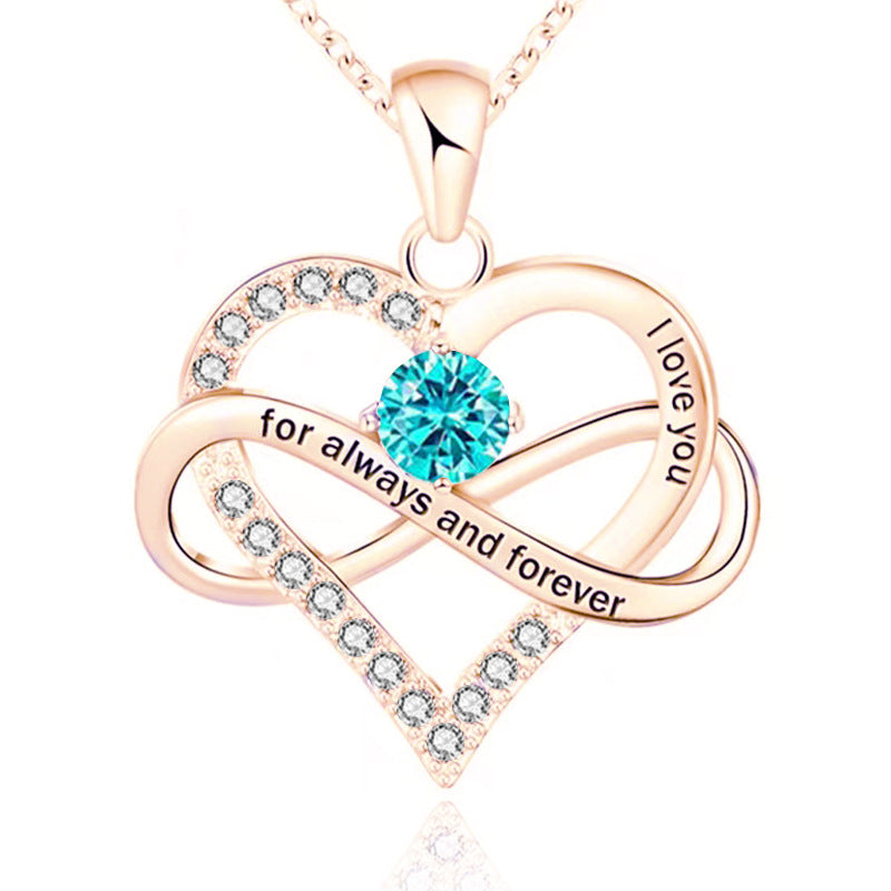 Forever Necklace with Birthstone
