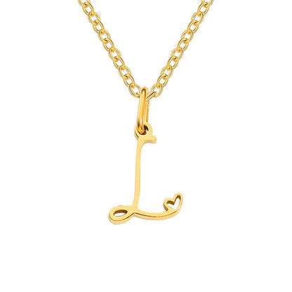Initial Heart Necklace