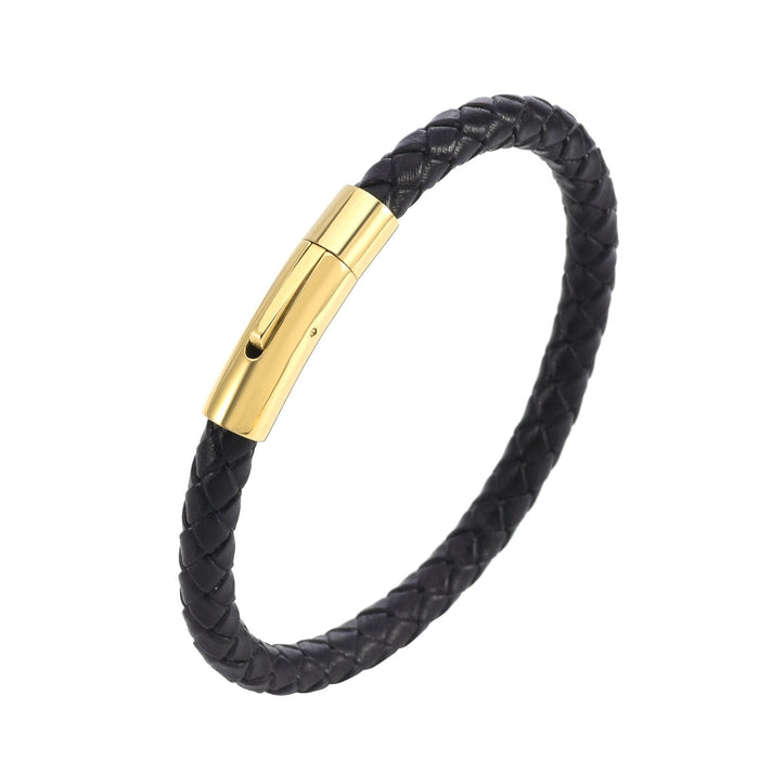 Braided Leather Value Bracelet