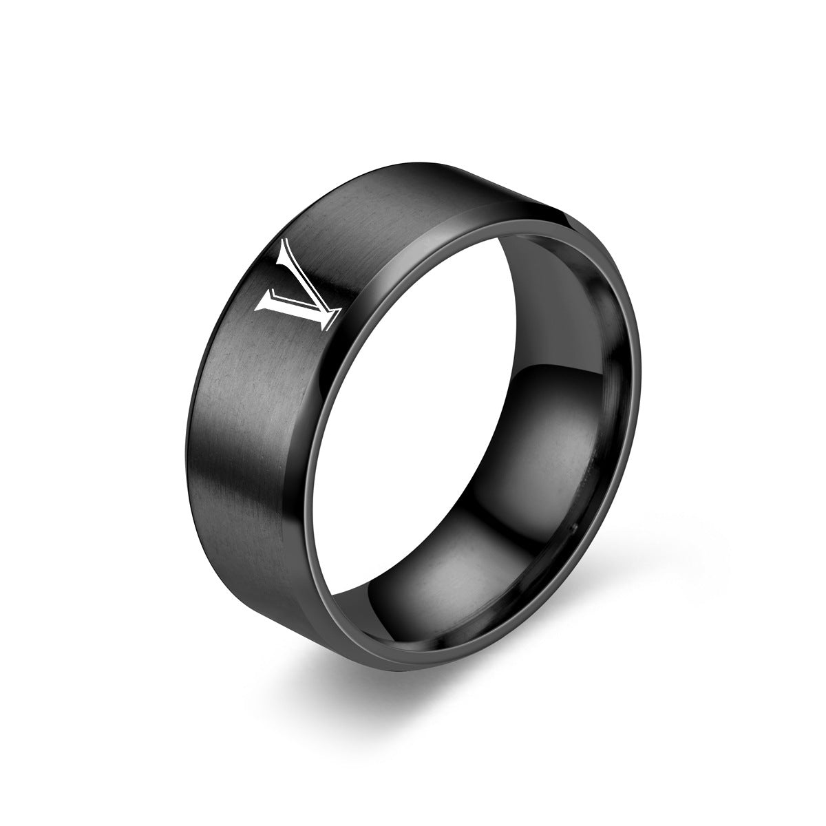 Initial Obsidian Ring
