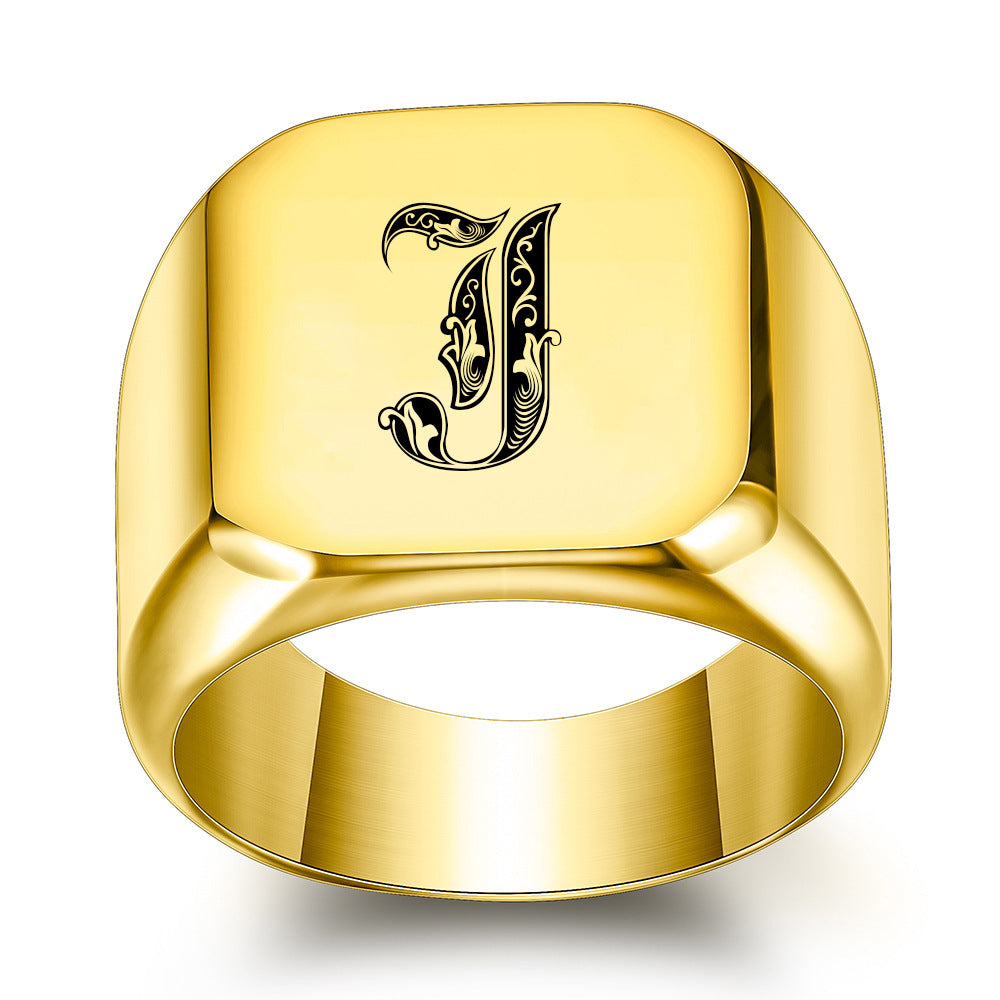 Classic Noble Initial Ring