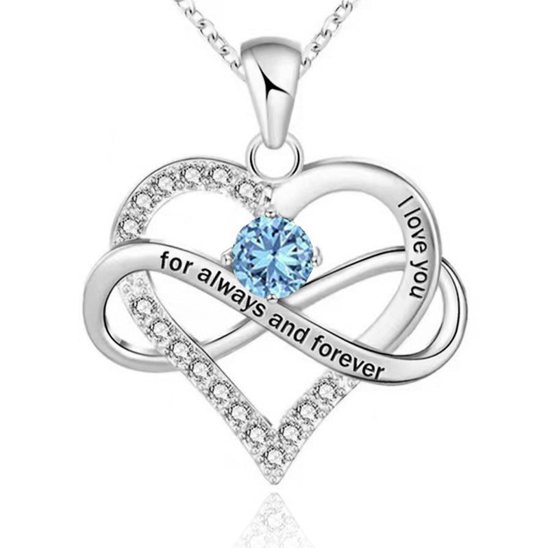 Forever Necklace with Birthstone