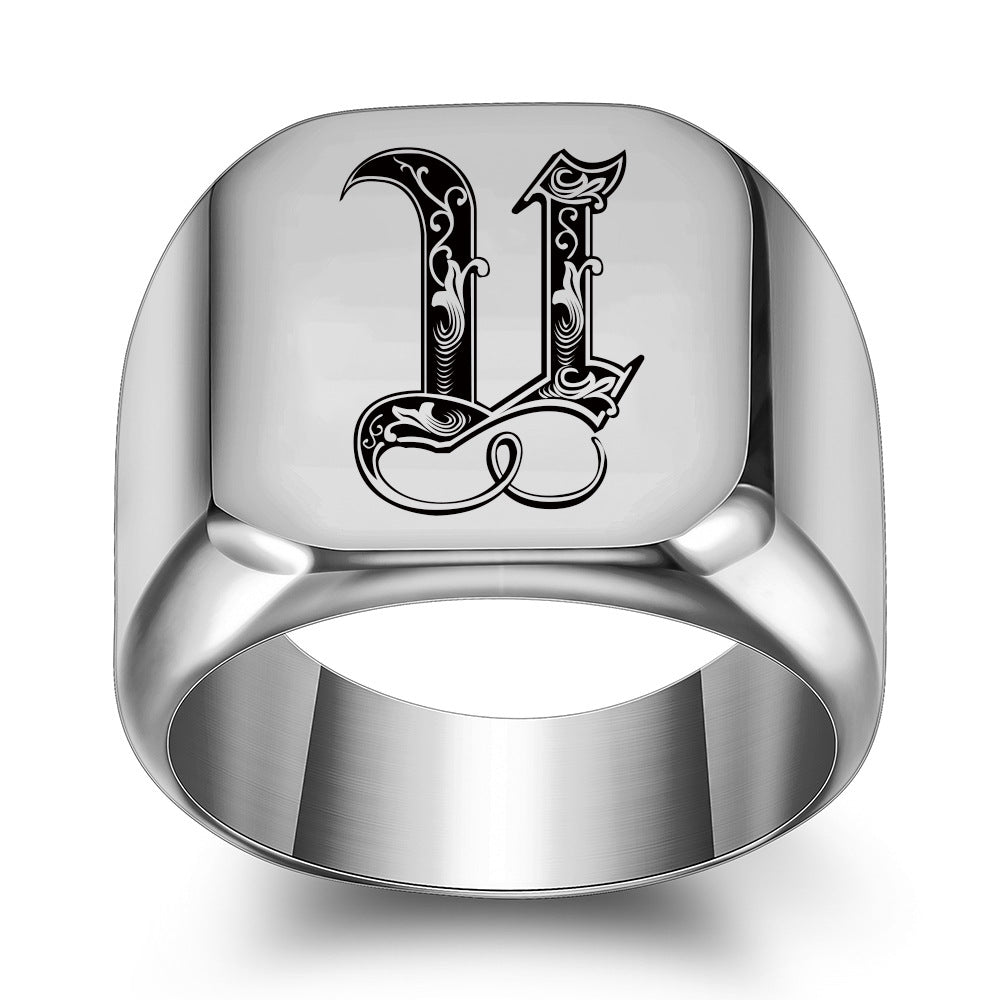 Classic Noble Initial Ring