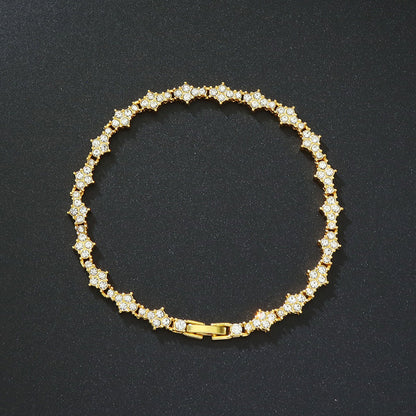 Tennis Bracelet Cluster Classic