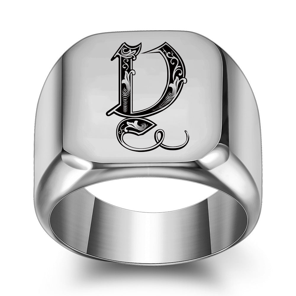Classic Noble Initial Ring