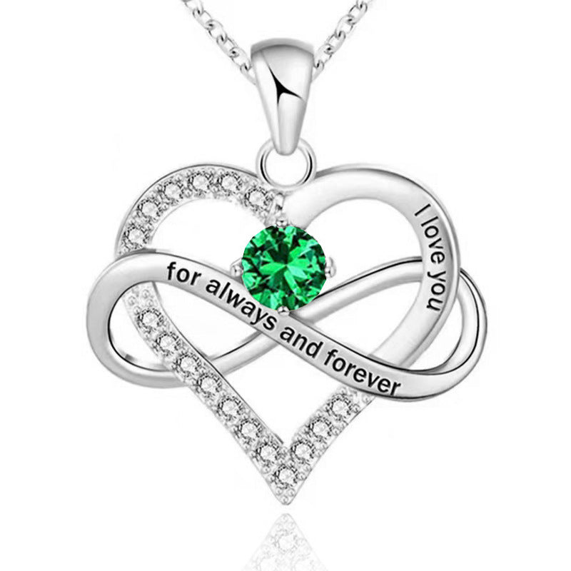 Forever Necklace with Birthstone