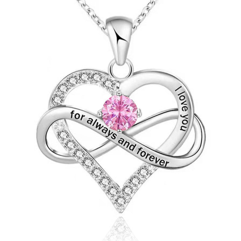 Forever Necklace with Birthstone