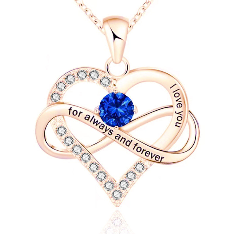 Forever Necklace with Birthstone