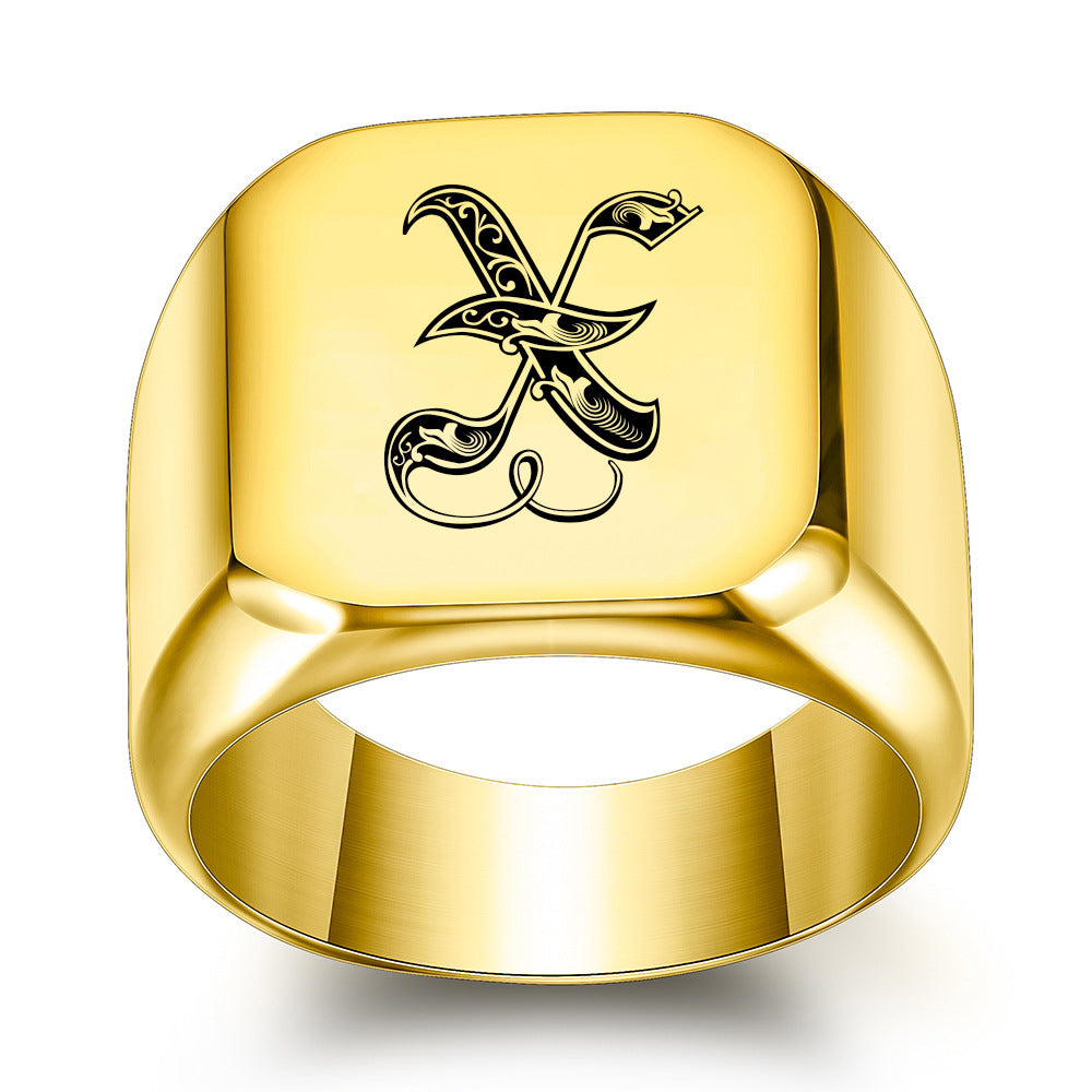 Classic Noble Initial Ring