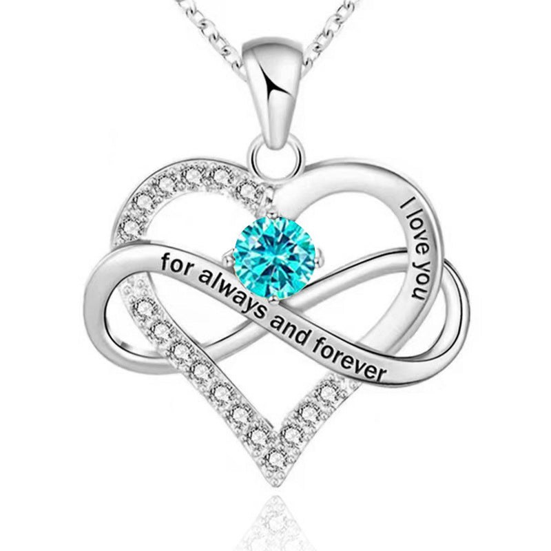 Forever Necklace with Birthstone