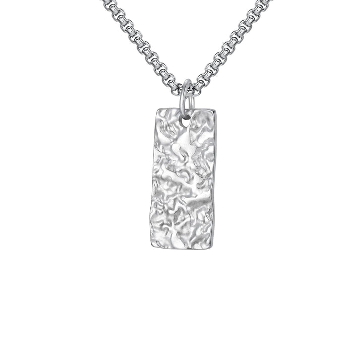 Ziven Hammered Bar Necklace