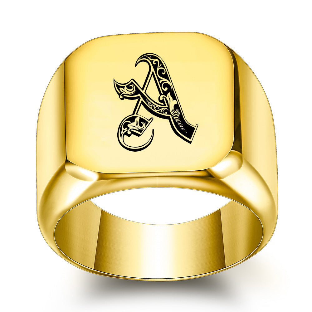 Classic Noble Initial Ring