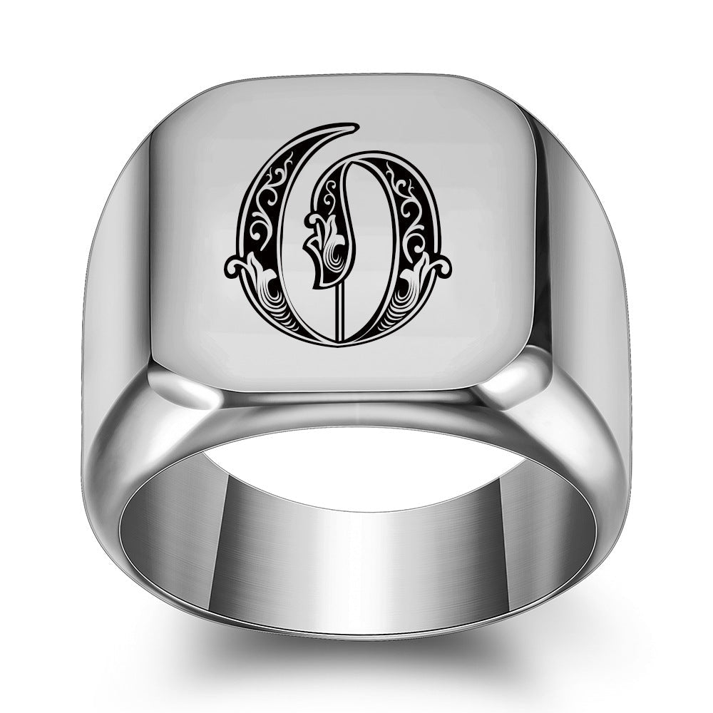 Classic Noble Initial Ring