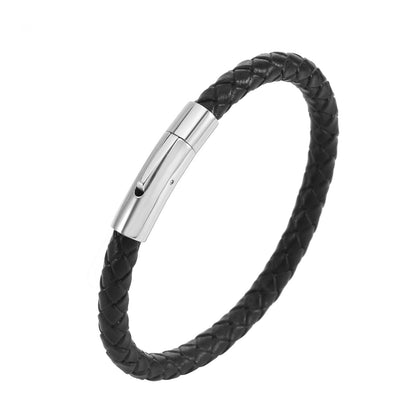 Braided Leather Value Bracelet
