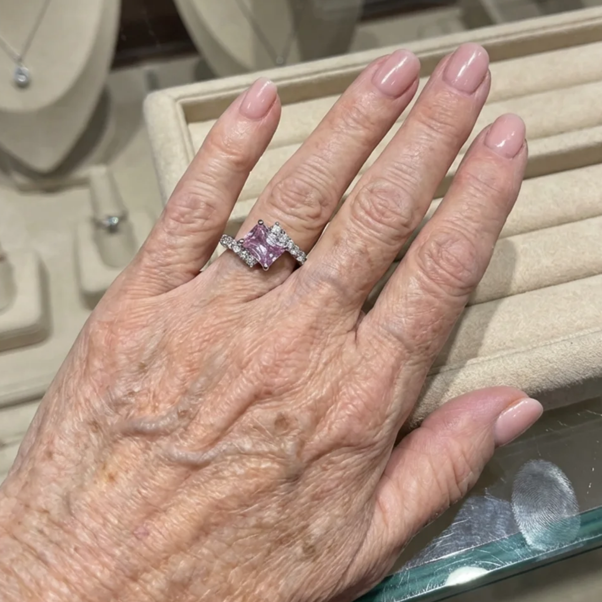 Top Pink Sapphire Ring