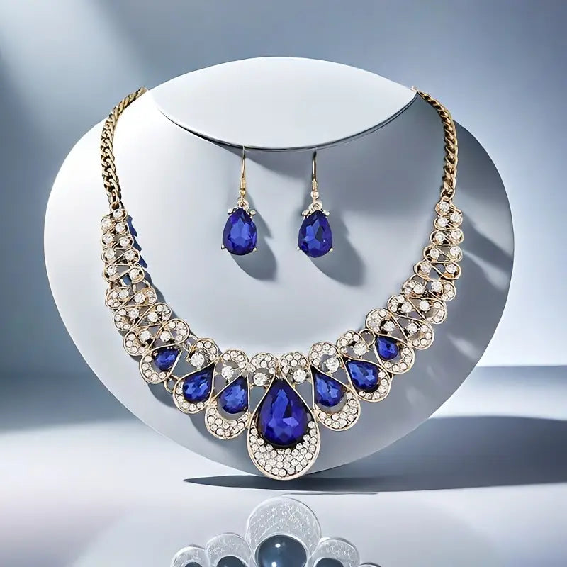 Maevina Sapphire Jewellery Set